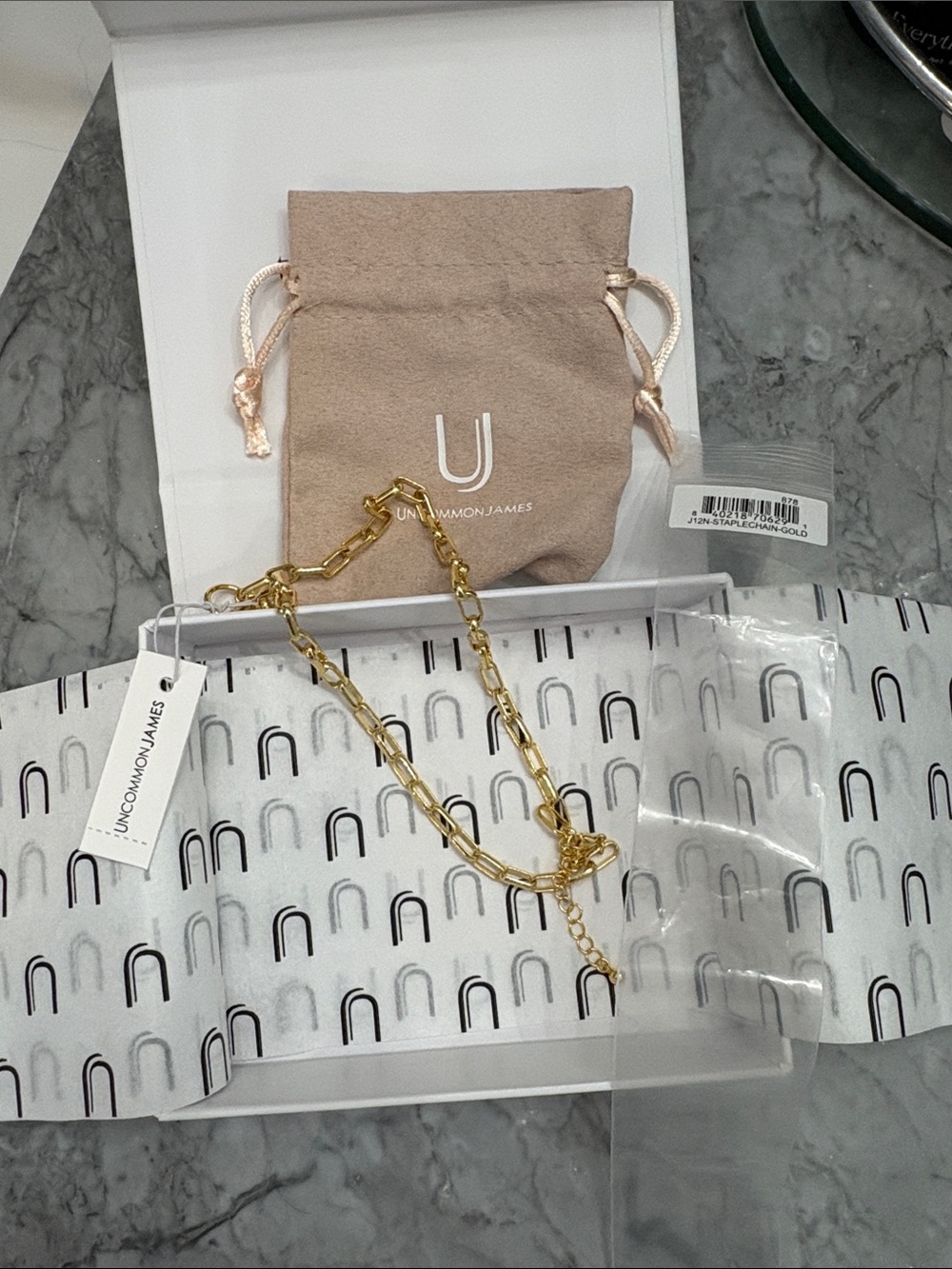 Uncommon James Gold Chain Link Necklace